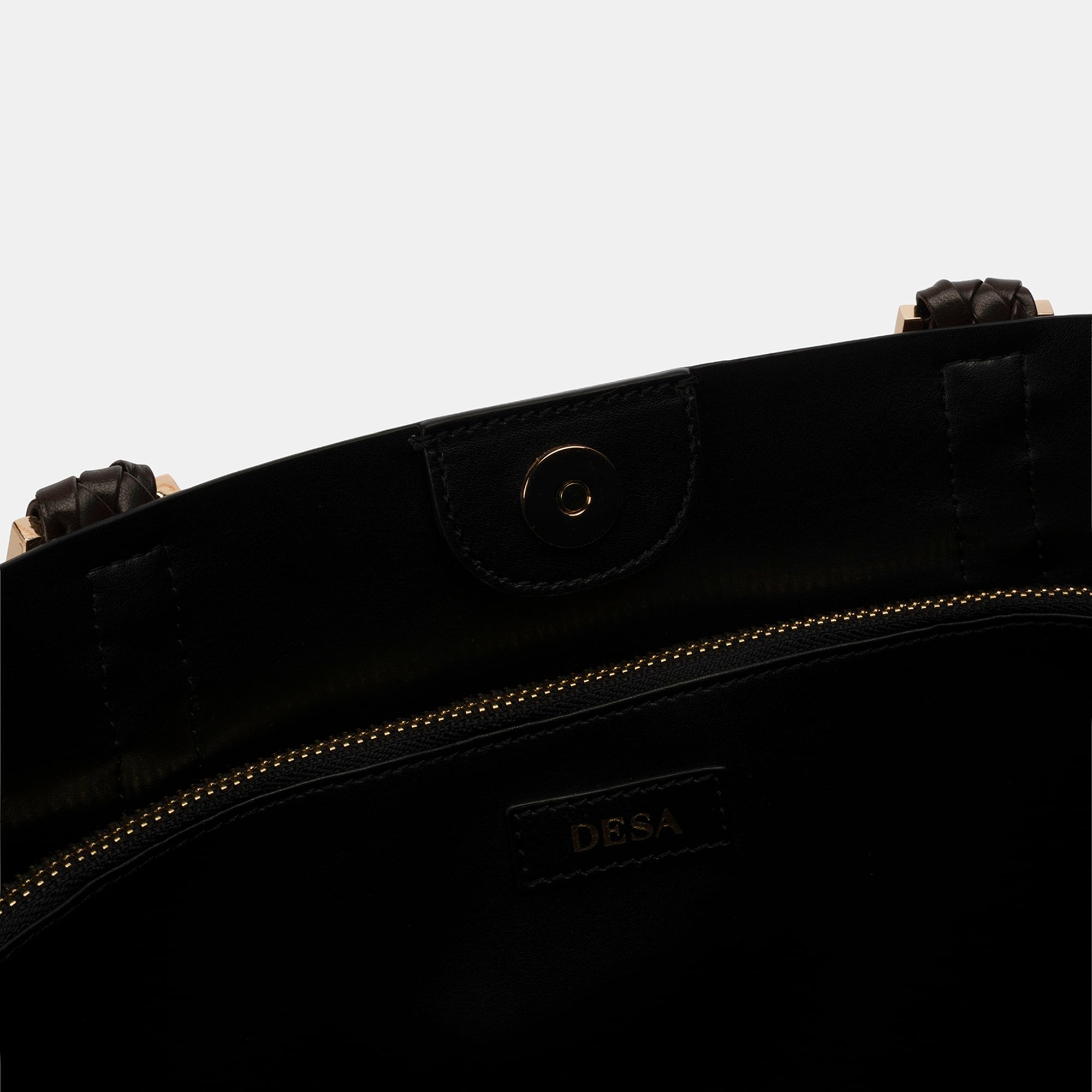 Kadın Kahve Örgü Desenli Omuz Çantası