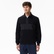 Lacoste Erkek Classic Fit Yarım Fermuarlı Desenli Siyah Sweatshirt