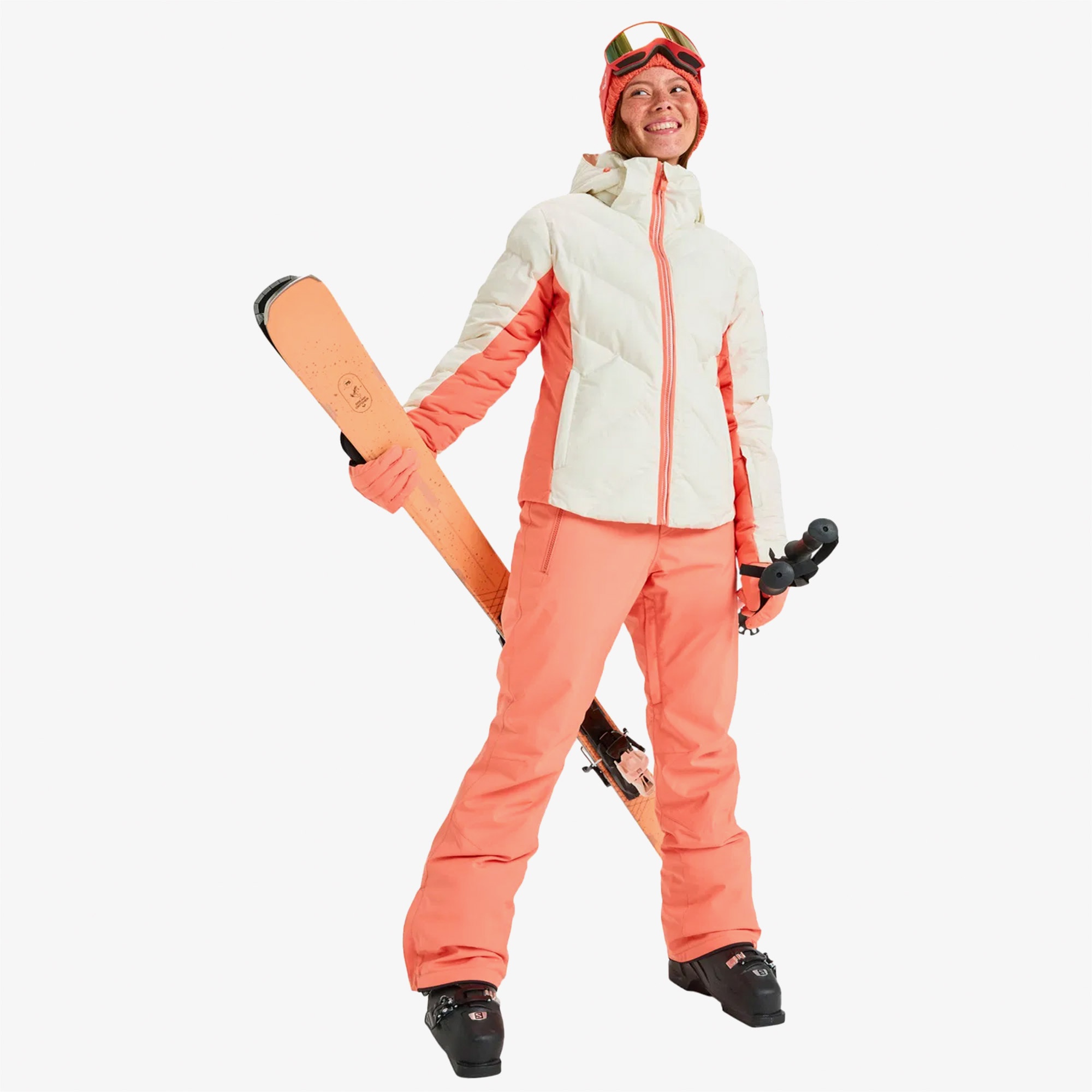 Roxy Snowdrift Kadın Beyaz Kayak Montu