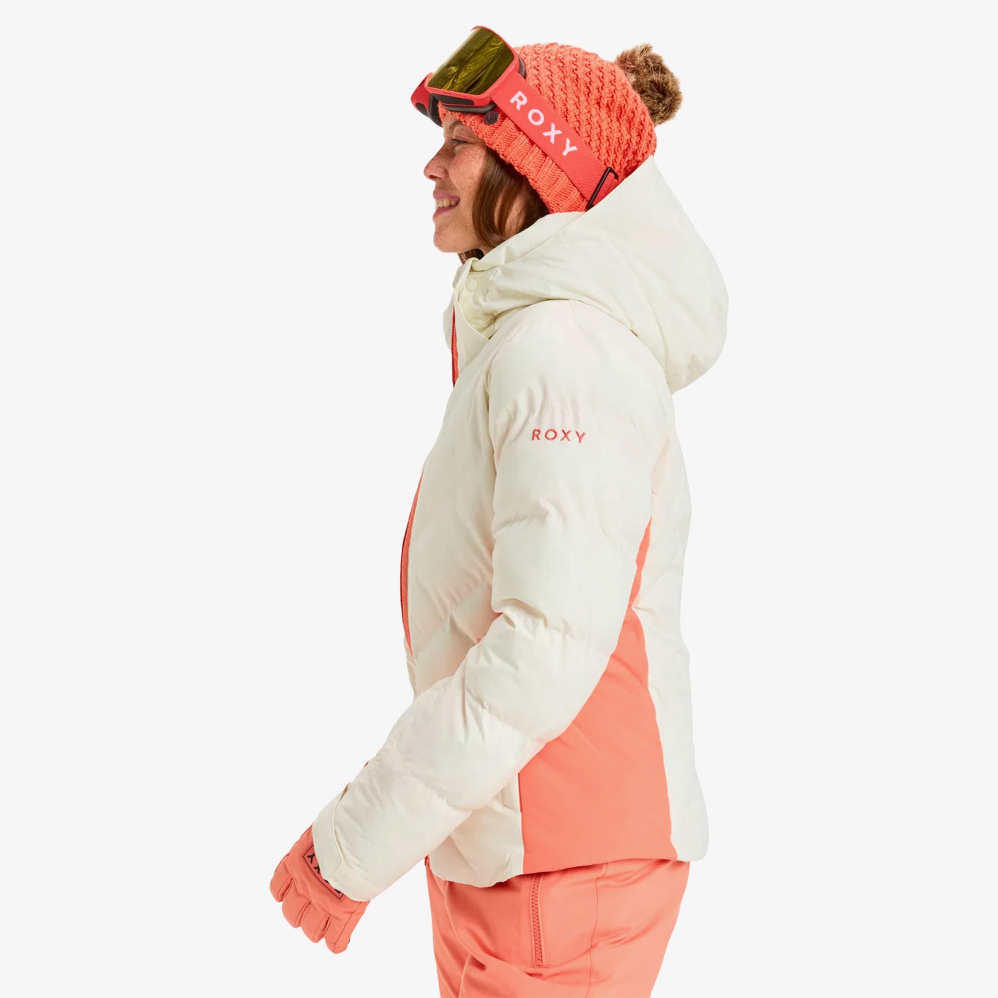 Roxy Snowdrift Kadın Beyaz Kayak Montu