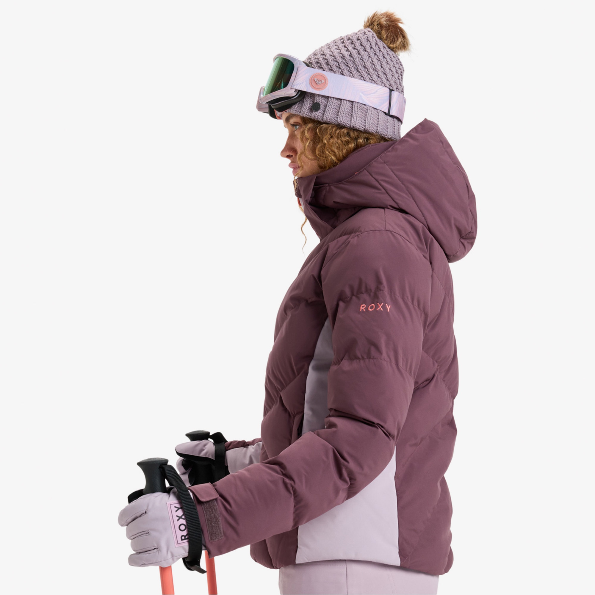Roxy Snowdrift Kadın Mor Kayak Montu