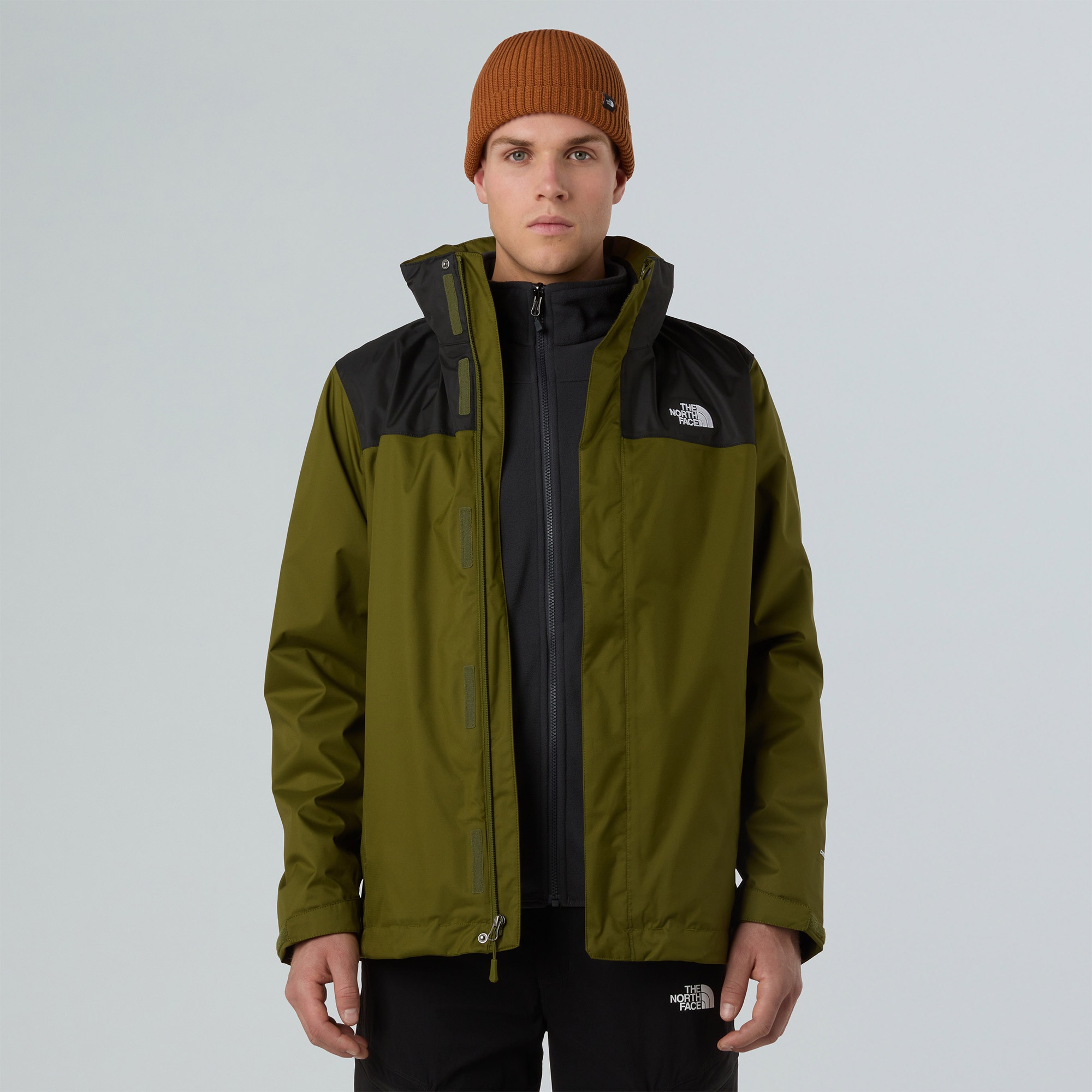 The North Face Evolve II Triclimate 3in1 Erkek Haki Outdoor Mont
