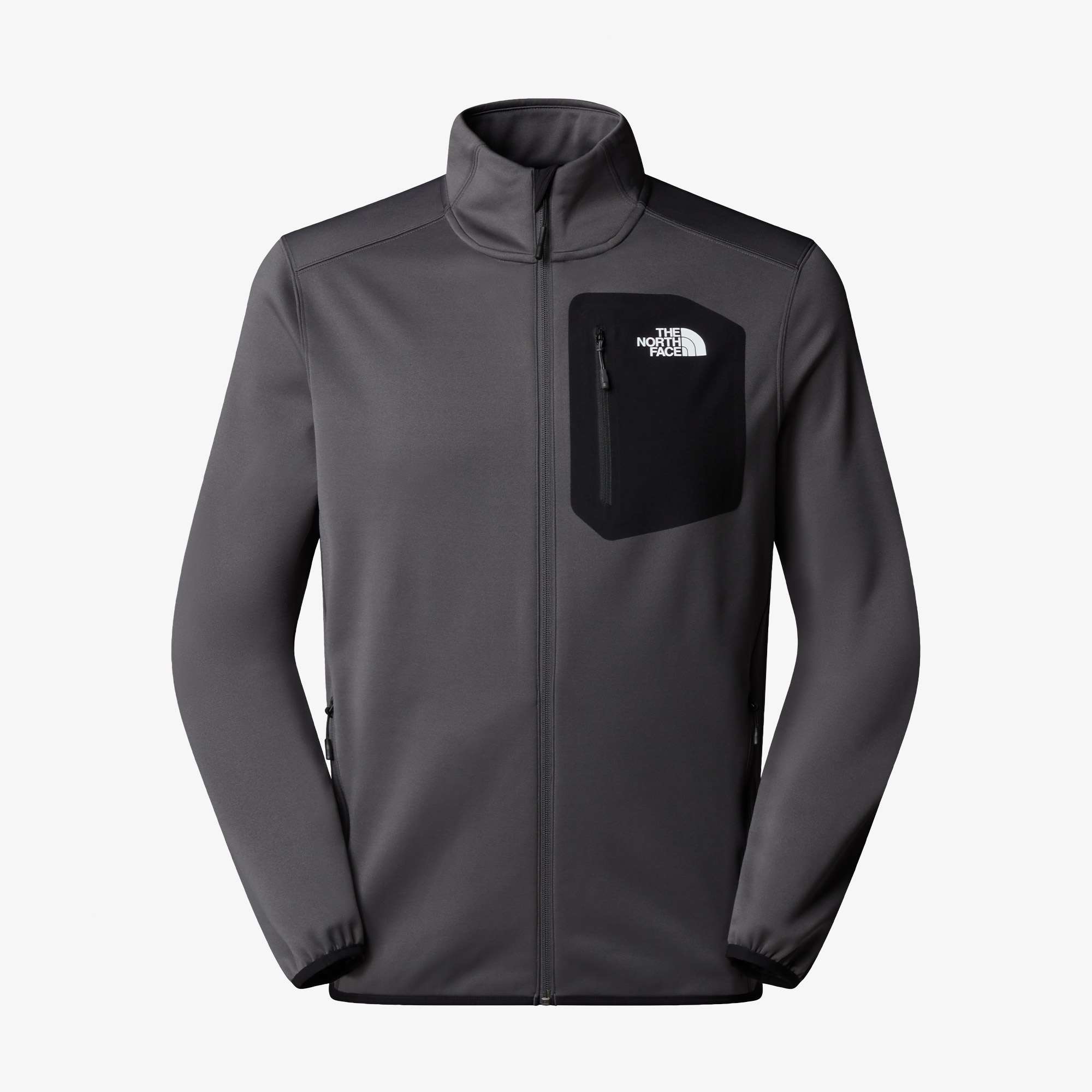 The North Face Crest Fz Erkek Gri Outdoor Polar