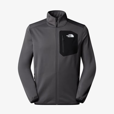  The North Face Crest Fz Erkek Gri Outdoor Polar