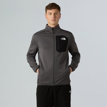  The North Face Crest Fz Erkek Gri Outdoor Polar