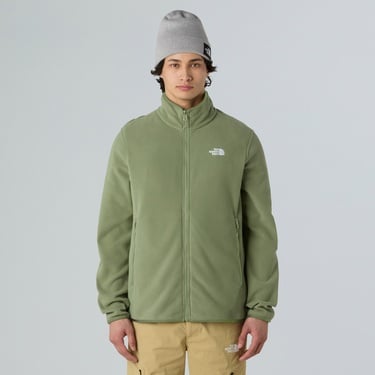  The North Face Glacier Fleece Erkek Haki Outdoor Polar