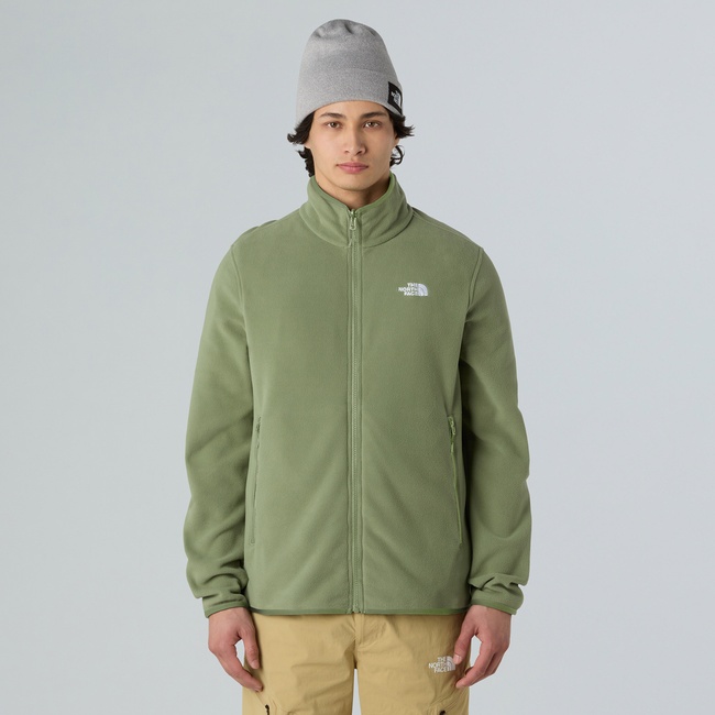 The North Face Glacier Fleece Erkek Haki Outdoor Polar
