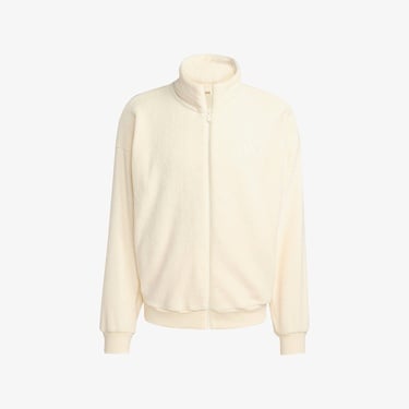  adidas Future icons Small Logo Low Pile Fleece Erkek Beyaz Eşofman Üstü