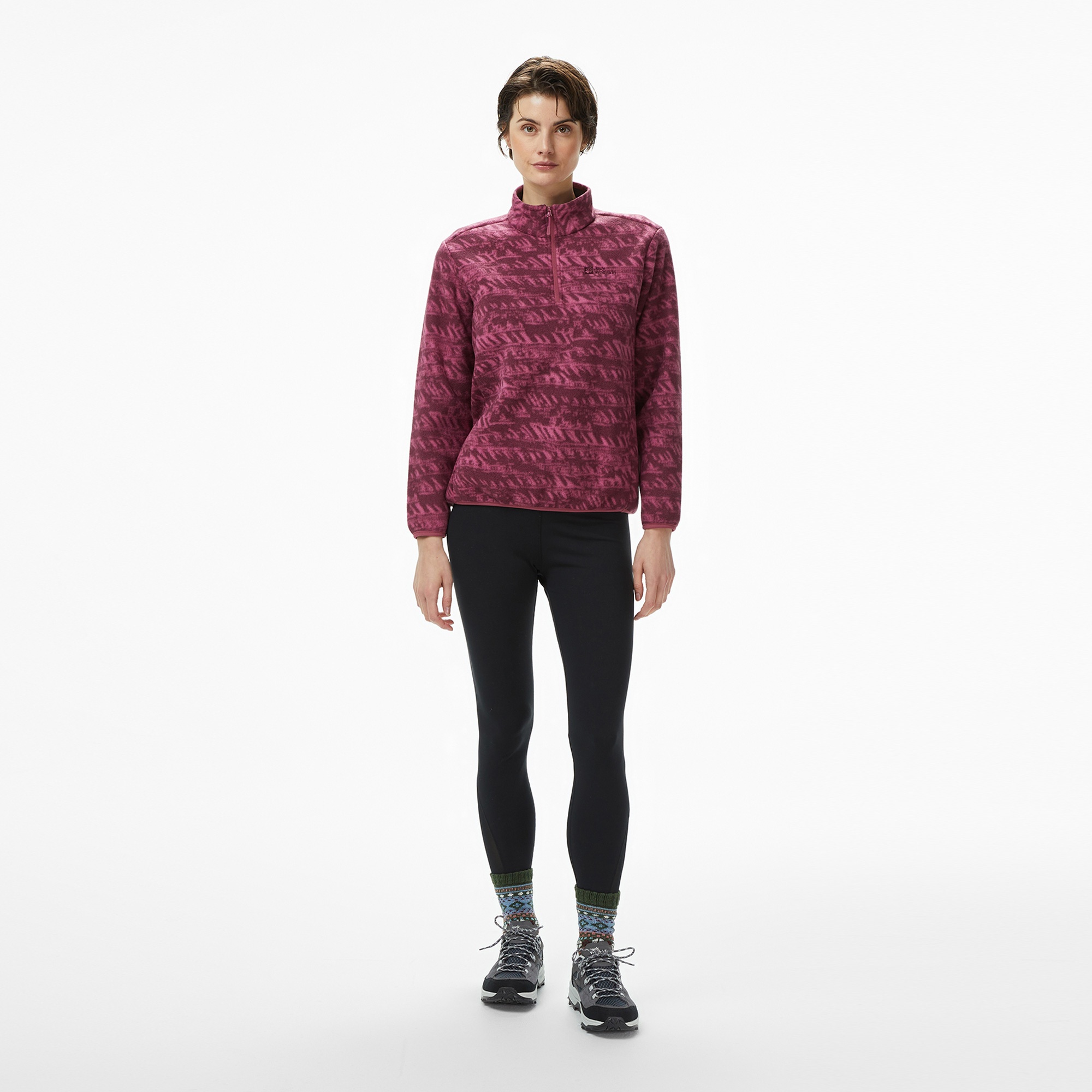 Jack Wolfskin Big Sky Kadın Pembe Outdoor Polar