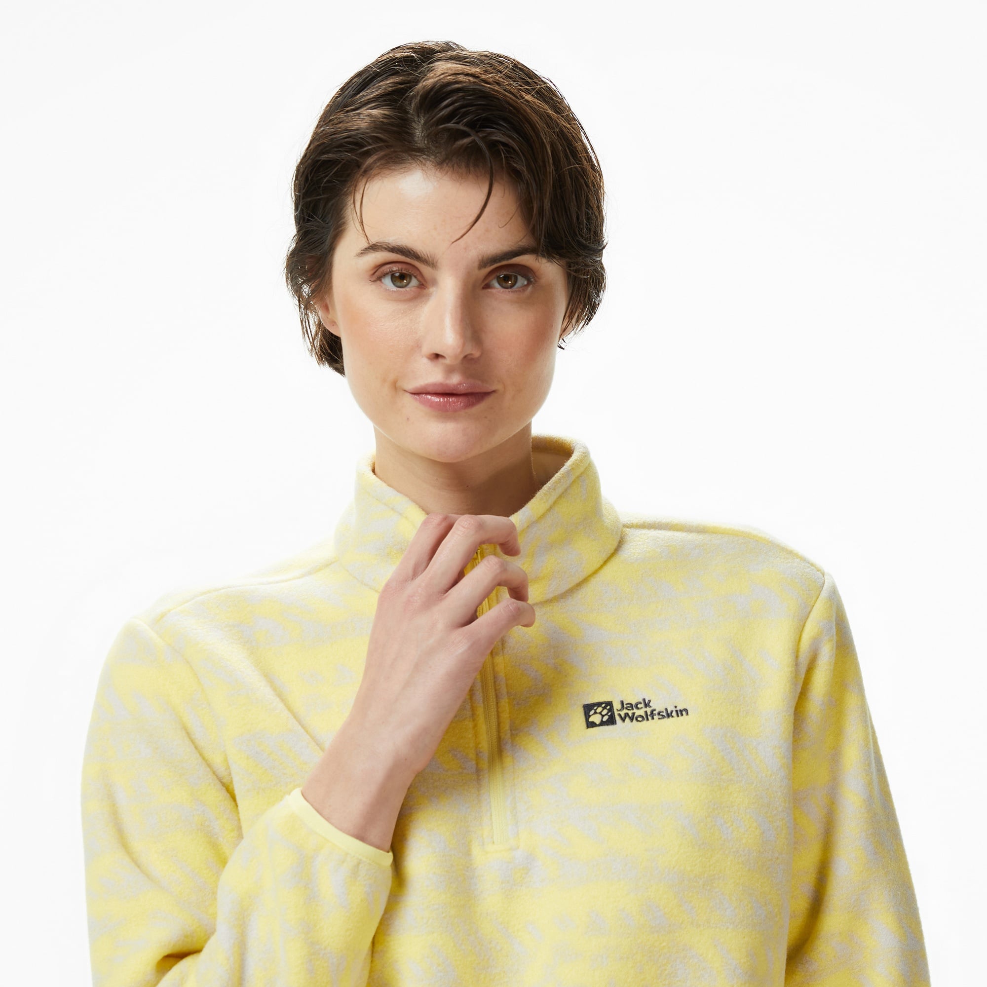 Jack Wolfskin Big Sky Kadın Sarı Outdoor Polar