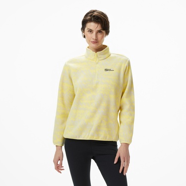  Jack Wolfskin Big Sky Kadın Sarı Outdoor Polar