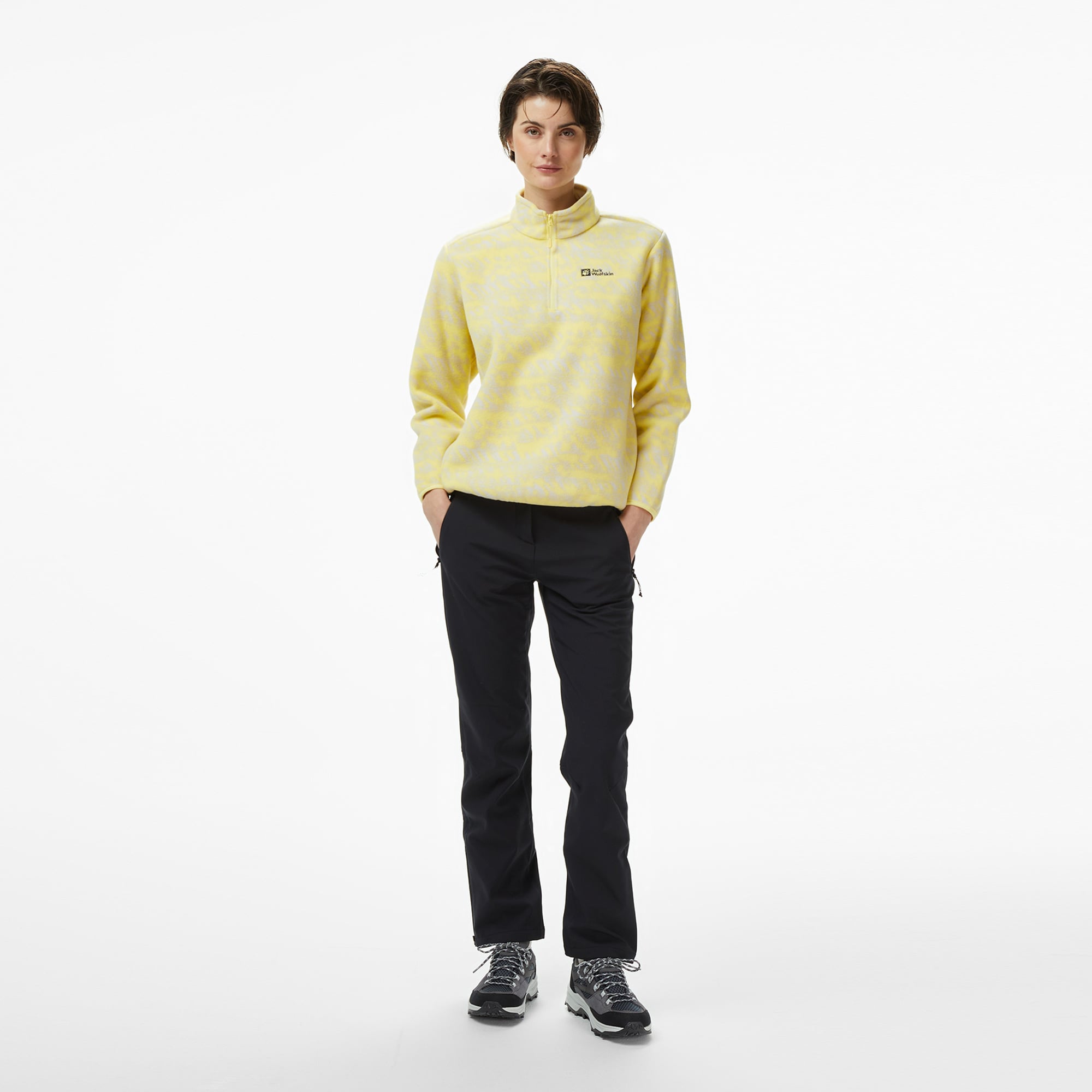  Jack Wolfskin Trek Terrain Kadın Siyah Outdoor Pantolon