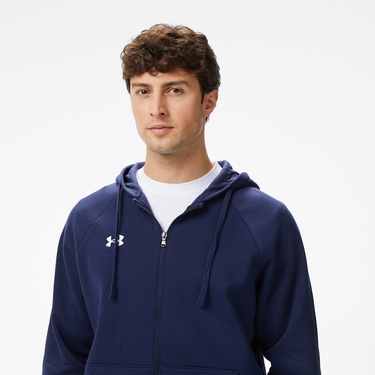  Under Armour Rial Fleece Fz Erkek Lacivert Ceket