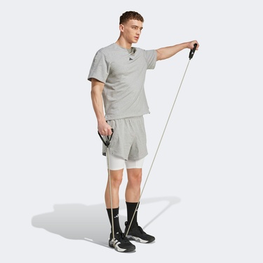  adidas D4T X Erkek Gri Antrenman T-Shirt