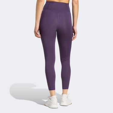  adidas Optime Essentials No Front Rise Seam 7-8 Kadın Mor Antrenman Taytı