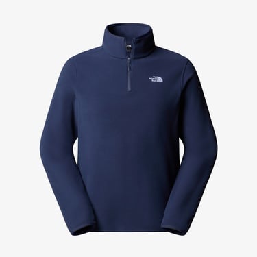  The North Face Glacier Fleece 1/4 Zip Erkek Lacivert Outdoor Sweatshirt