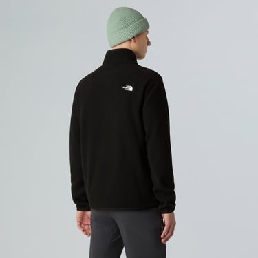  The North Face Glacier Fleece 1/4 Zip Erkek Siyah Outdoor Sweatshirt