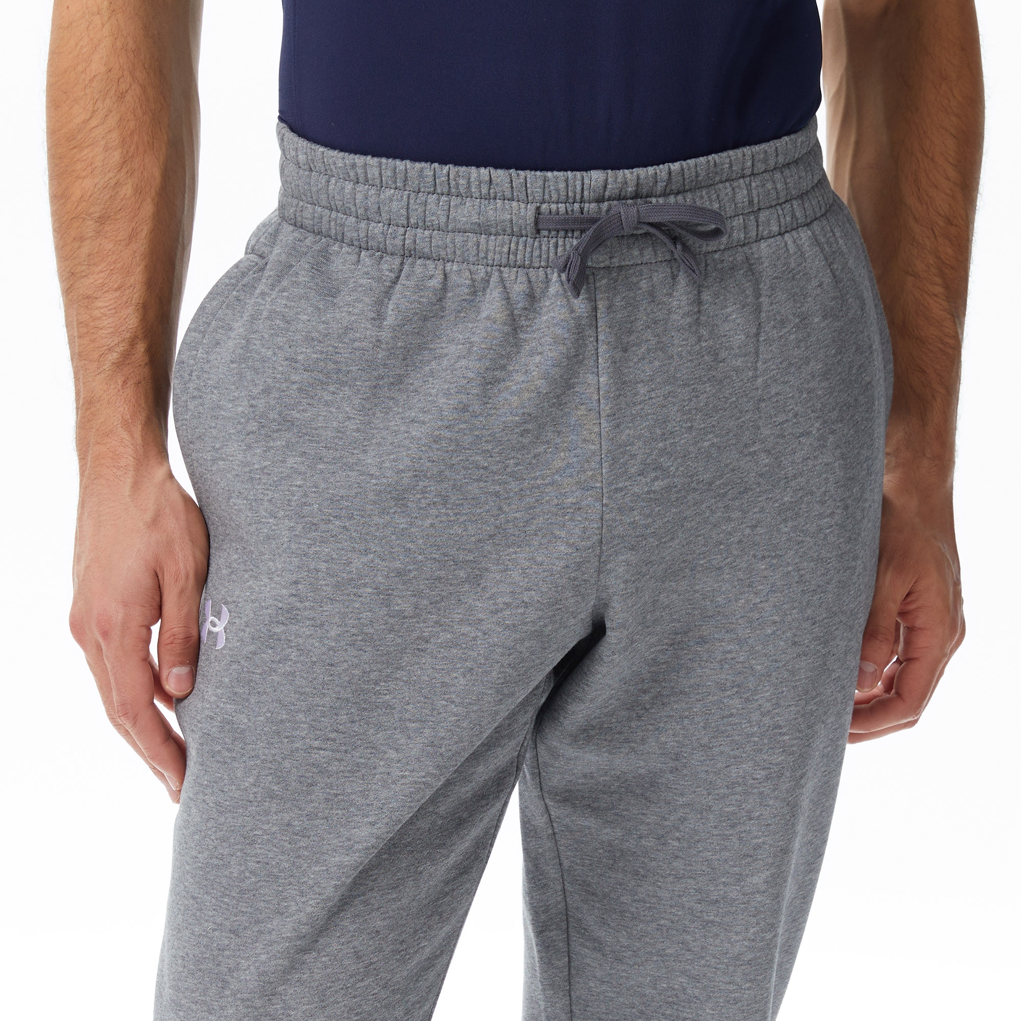 Under Armour Rial Fleece Joggers Erkek Gri Eşofman Altı