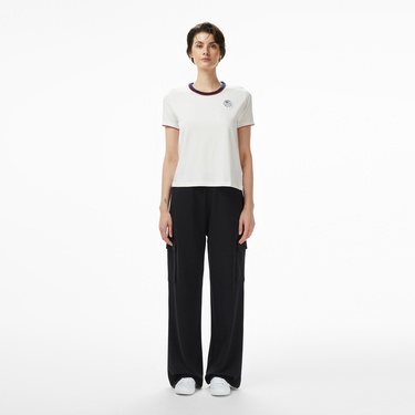  Lacoste Classic Kadın Beyaz Tenis T-Shirt