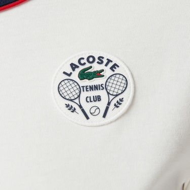  Lacoste Classic Kadın Beyaz Tenis T-Shirt