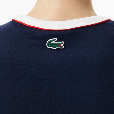  Lacoste Classic Kadın Siyah Tenis T-Shirt