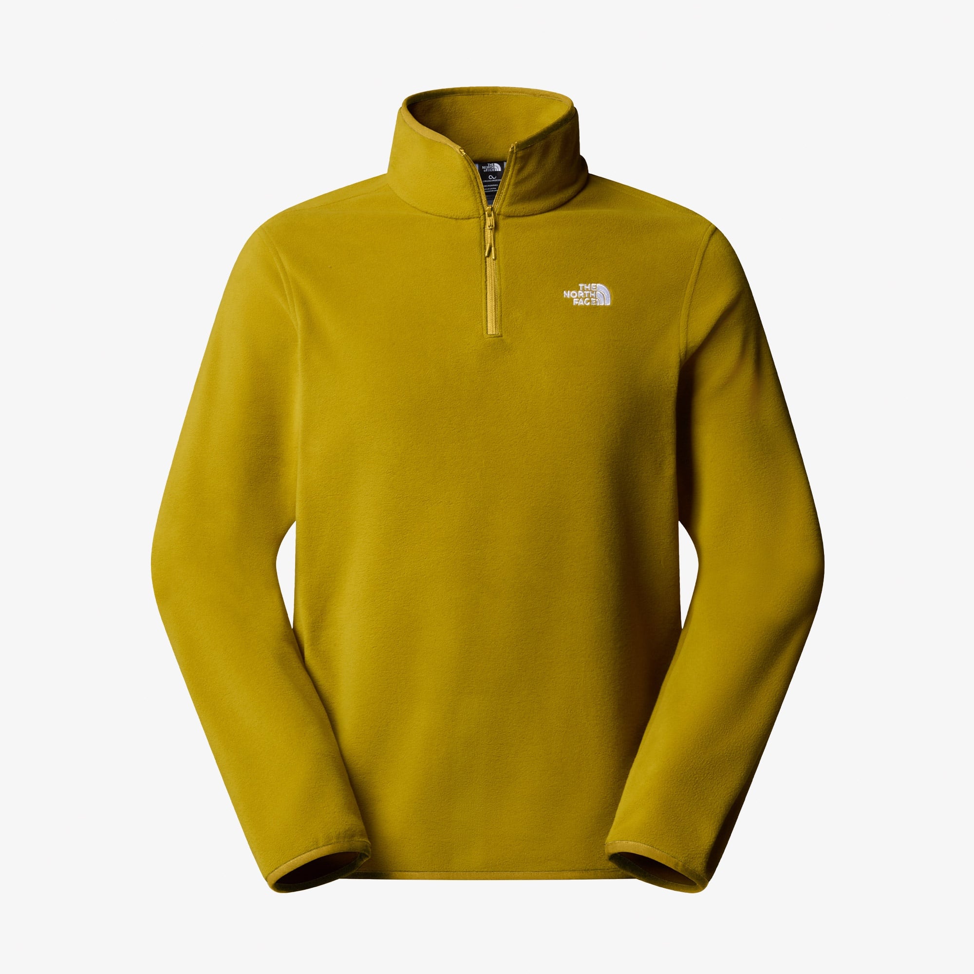 The North Face Glacier Fleece 1/4 Zip Erkek Yeşil Outdoor Sweatshirt
