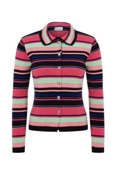  Celine Striped Knitted Top