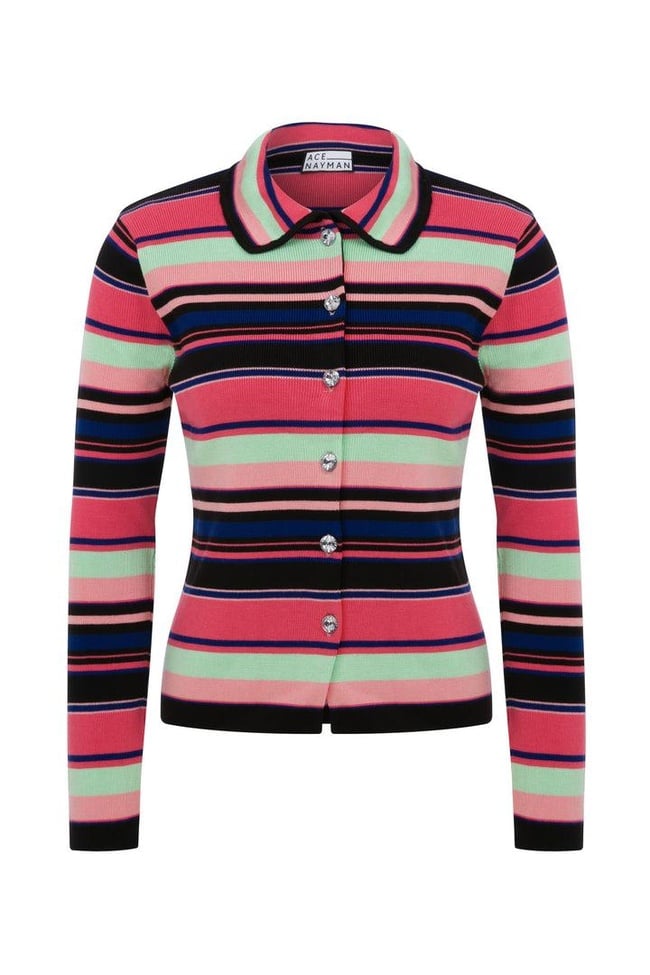  Celine Striped Knitted Top