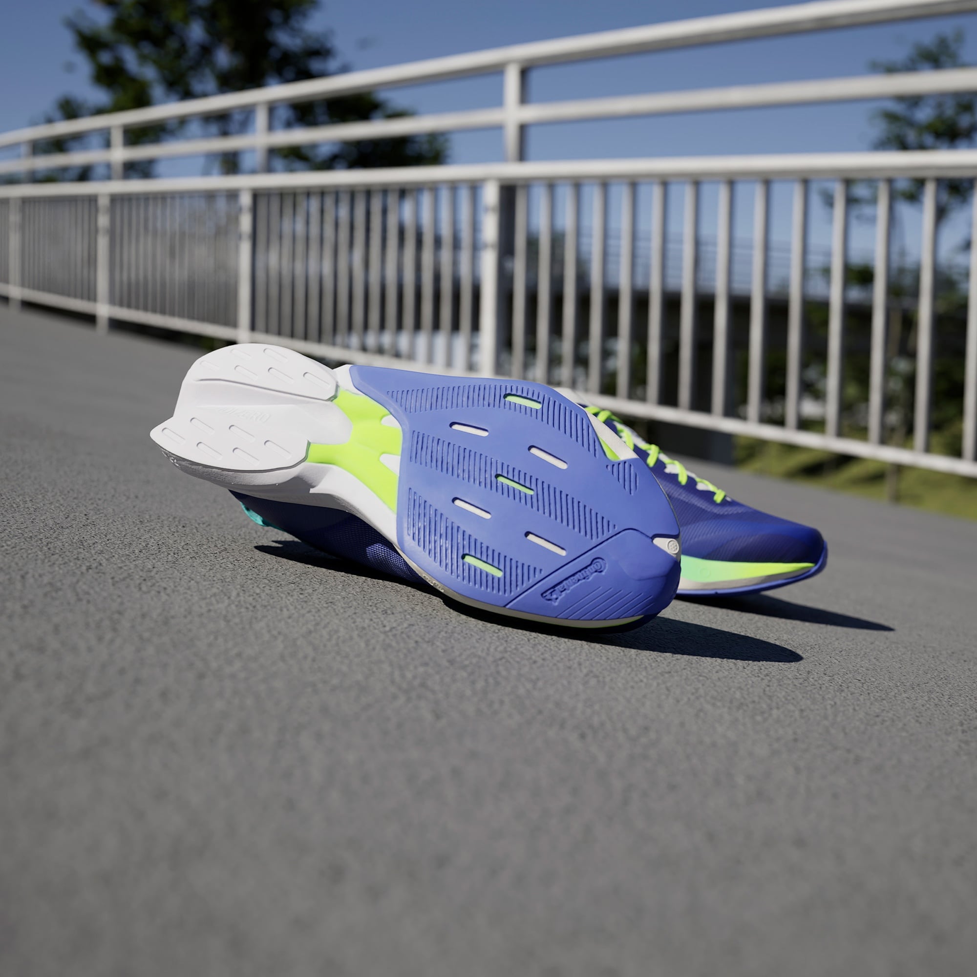 adidas Adizero Adios 8 Erkek Lacivert Koşu Ayakkabısı