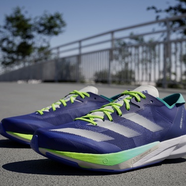  adidas Adizero Adios 8 Erkek Lacivert Koşu Ayakkabısı