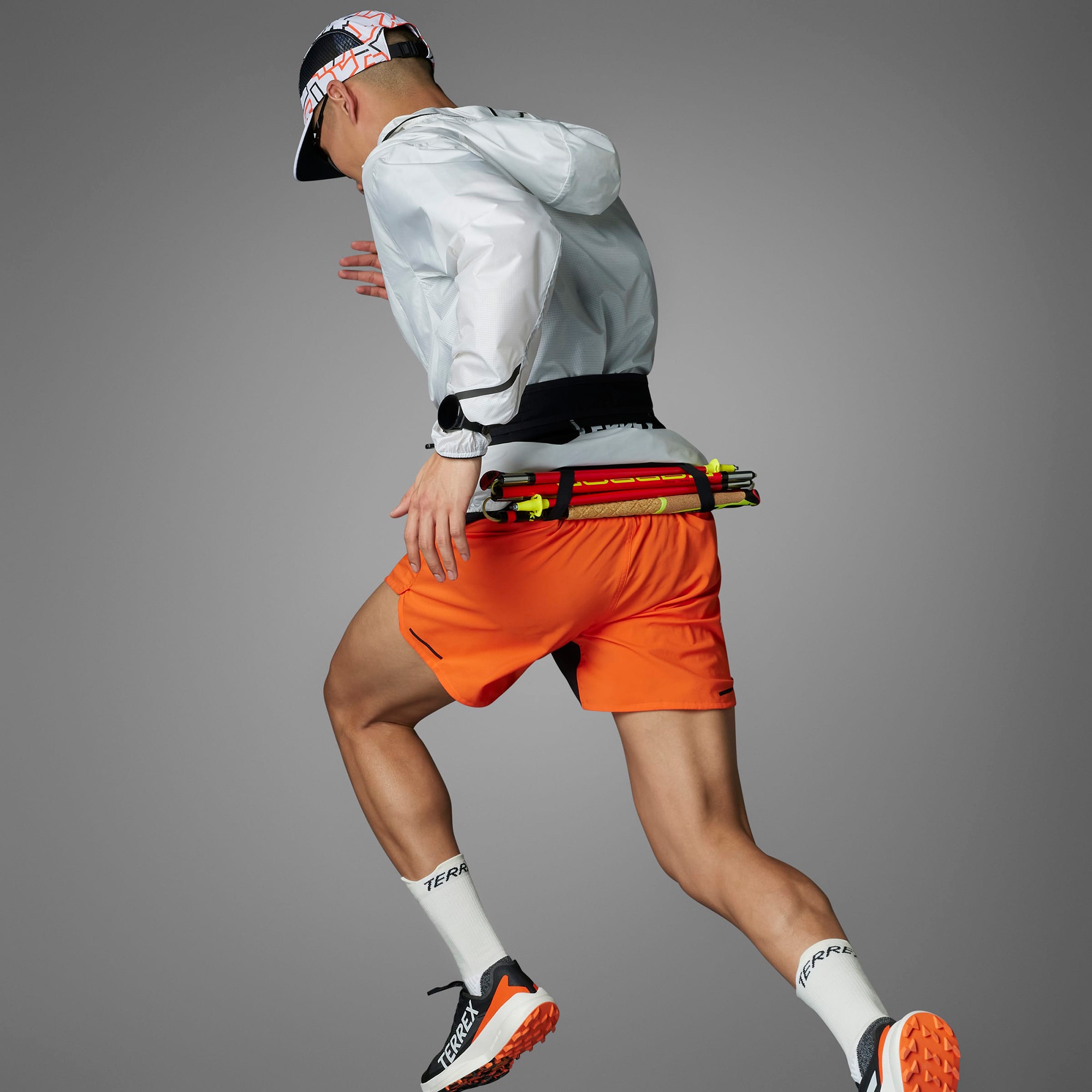 adidas Terrex Agravic Speed Trail Erkek Gri Koşu Ayakkabısı