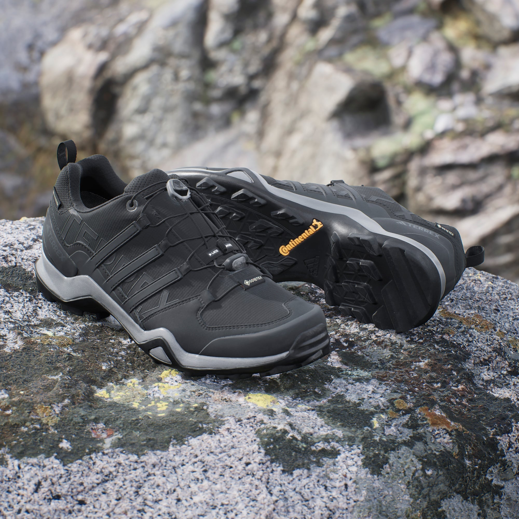 adidas Terrex Swift R2 Gore Tex Erkek Siyah Outdoor Ayakkabısı