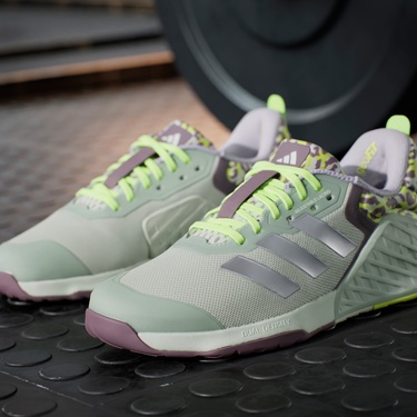  adidas Dropset 3 GFX Kadın Yeşil Antrenman Ayakkabısı