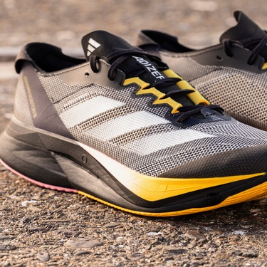  adidas Adizero Boston 12 Erkek Siyah Koşu Ayakkabısı