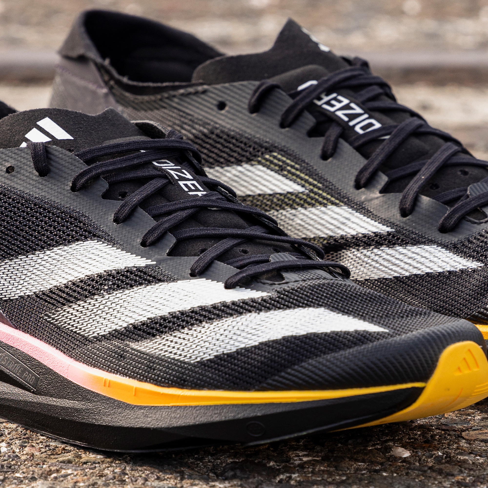 Adidas Adizero Takumi 10 Erkek Siyah Koşu Ayakkabısı