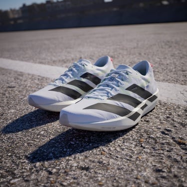  adidas Adizero Adios 9 Erkek Beyaz Koşu Ayakkabısı