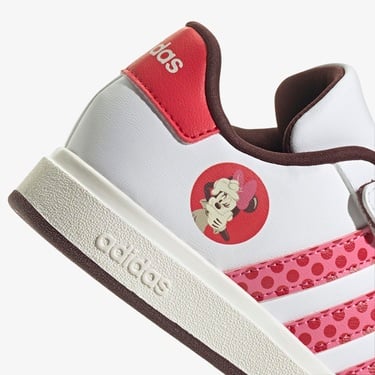  adidas Disney Minnie Mouse Grand Court 2.0 Çocuk Beyaz Günlük Spor Ayakkabı