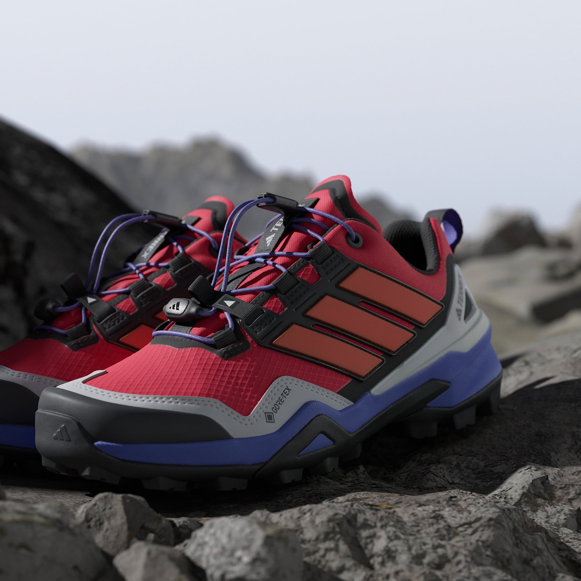 adidas Terrex Skychaser Gore-Tex Kadın Kırmızı Koşu Ayakkabısı