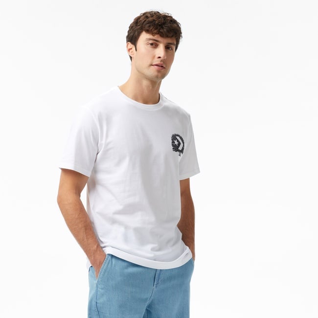  Converse Erkek Baskılı Beyaz T-Shirt