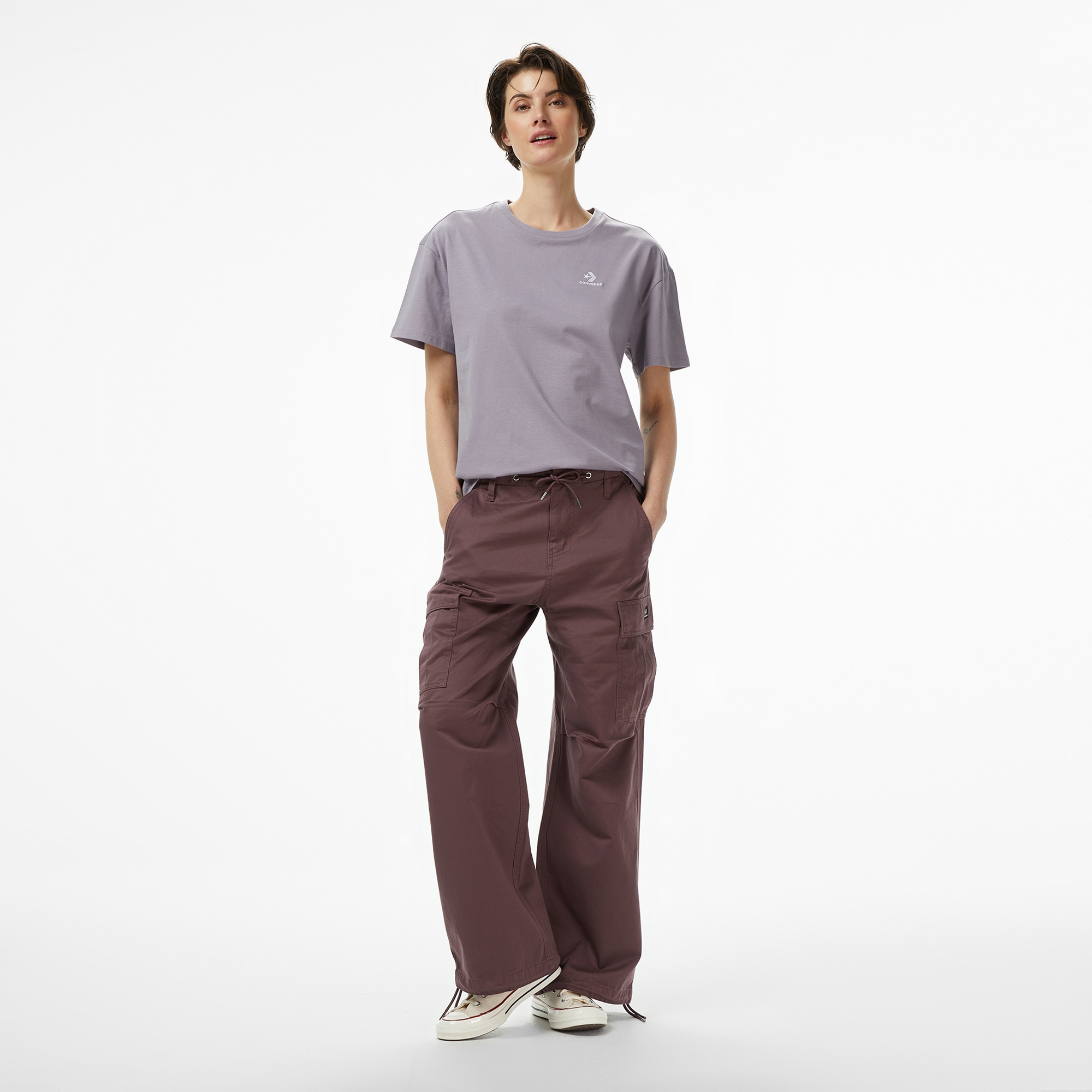 Converse Kadın Lila T-Shirt