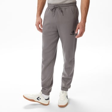  Converse Star Chevron Baskılı Erkek Oversize Fit Gri Eşofman Altı