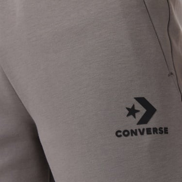  Converse Star Chevron Baskılı Erkek Oversize Fit Gri Eşofman Altı