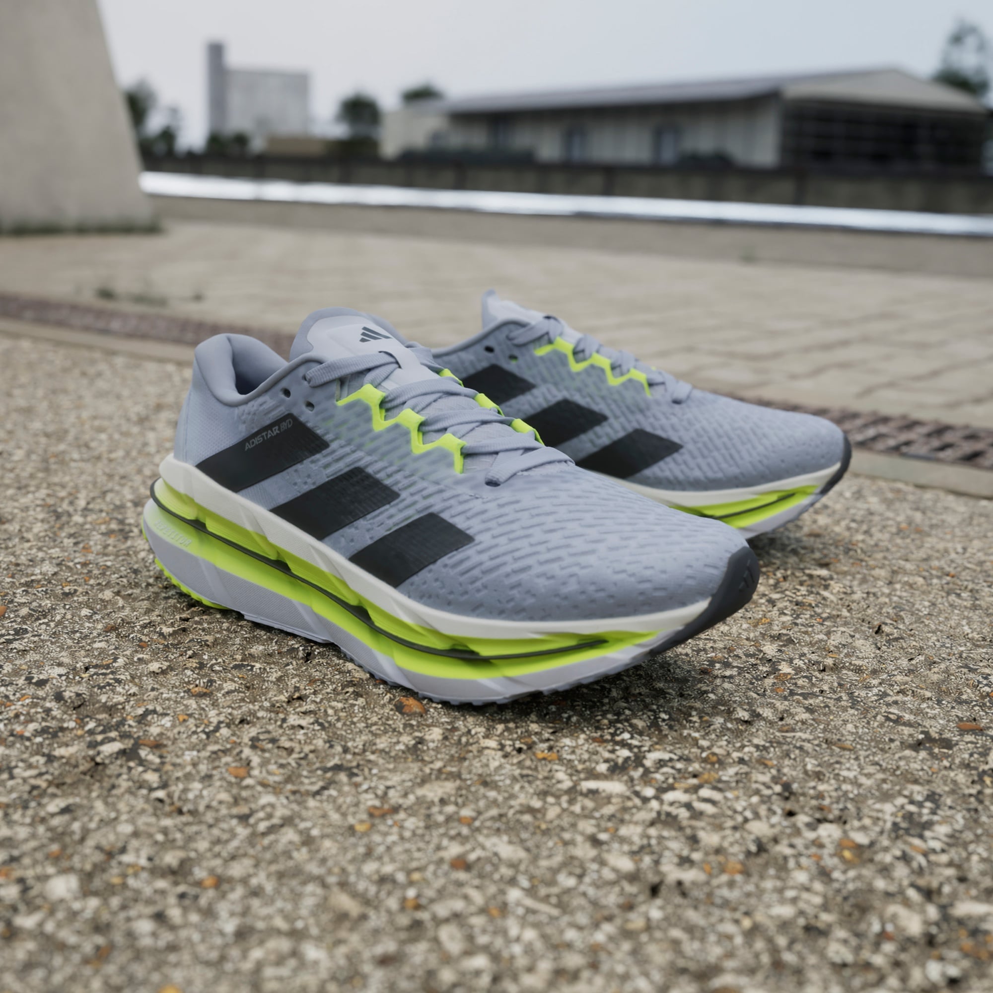 adidas Adistar Byd Erkek Gri Koşu Ayakkabısı