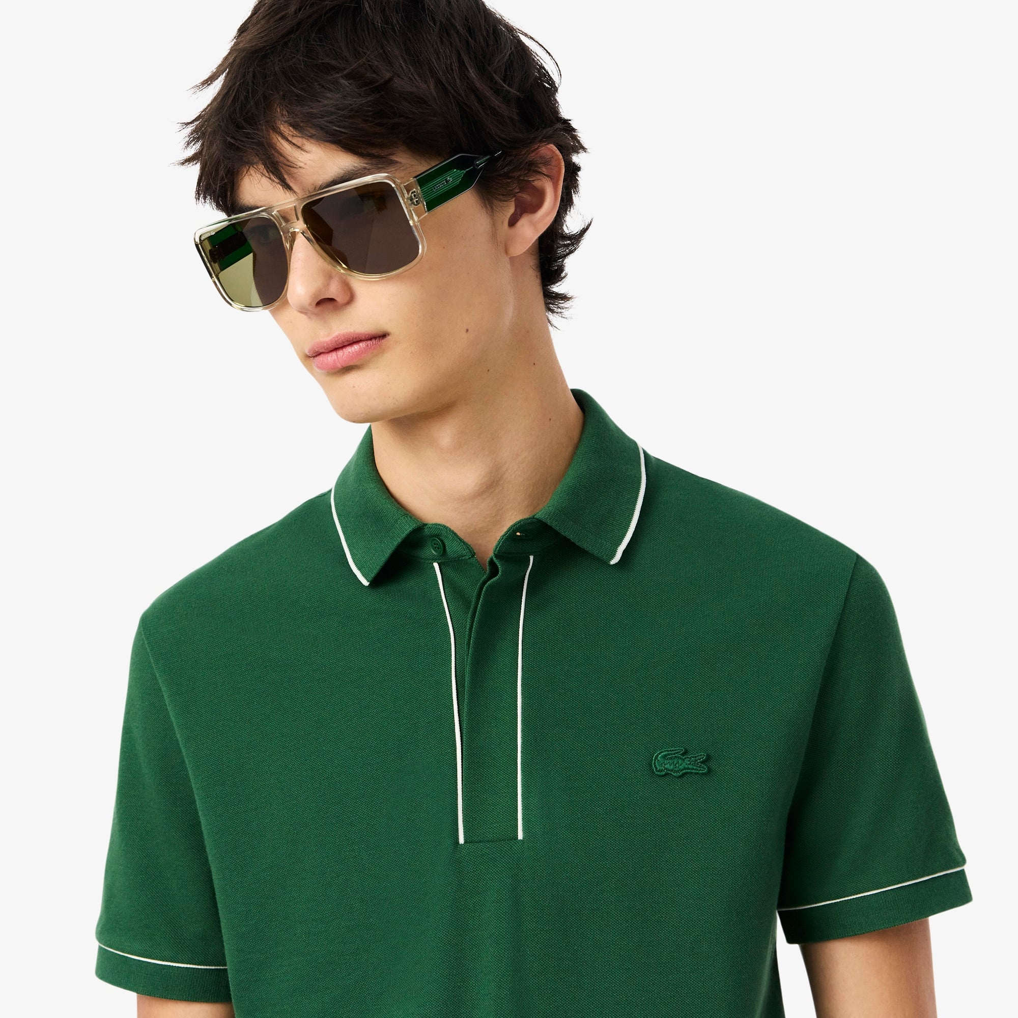 Lacoste Paris Erkek Regular Fit Yeşil Polo
