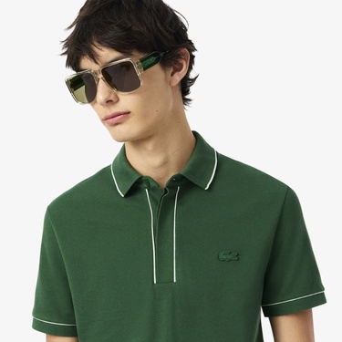  Lacoste Paris Erkek Regular Fit Yeşil Polo