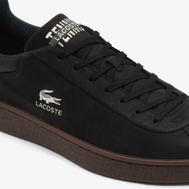  Lacoste Baseshot Premium Erkek Siyah Spor Ayakkabı