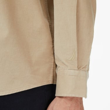  Nautica Erkek Bej Classic Fit Gömlek