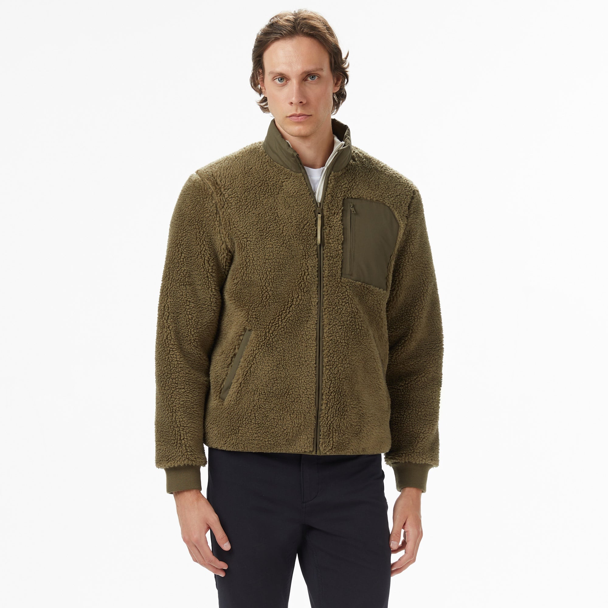 Nautica Erkek Yeşil Regular Fit Mont