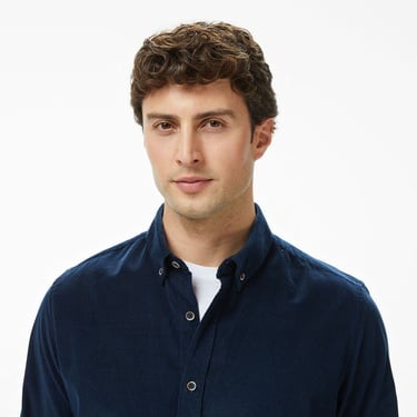  Nautica Erkek Lacivert Classic Fit Gömlek