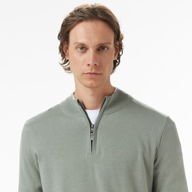  Nautica Erkek Yeşil Classic Fit Kazak